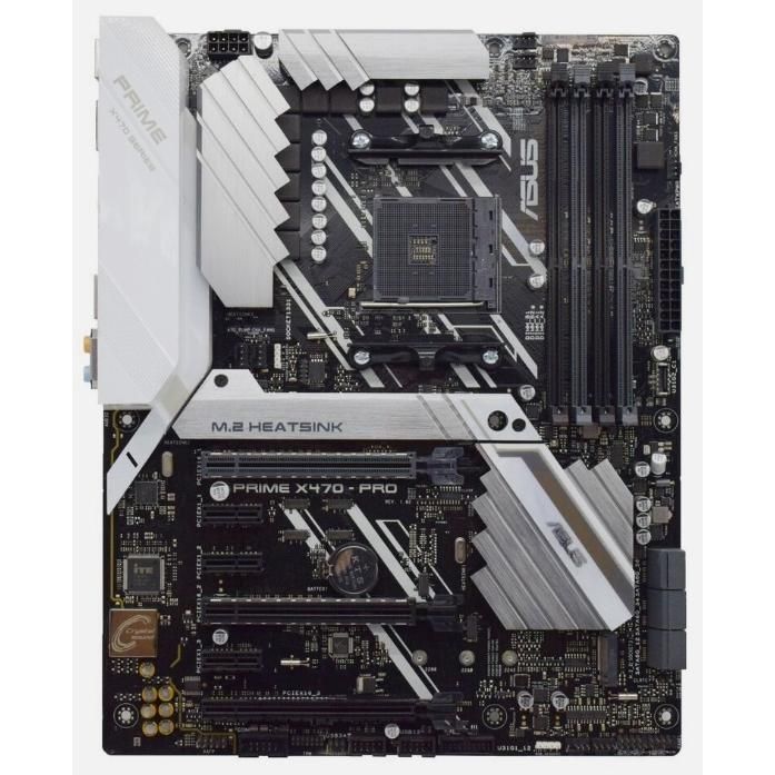 ASUS PRIME X470-PRO AMD X470 AM4 DDR4-3466 64GB M.2 SATA6Gbps Gigabit LAN HDMI 2.0b Motherboard