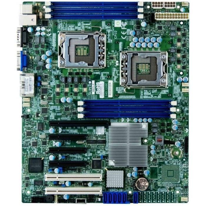 Supermicro X8DTL-IF Intel 5500 LGA1366 DDR3-1333 144GB SATA Dual Gigabit LAN Motherboard