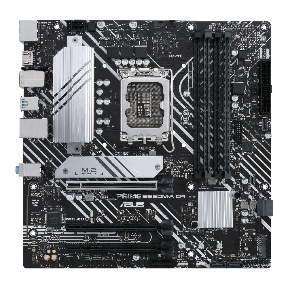 ASUS Prime B660M-A D4 Intel B660 LGA1700 DDR4-5333 128GB M.2 SATA Gigabit LAN 12,052円
