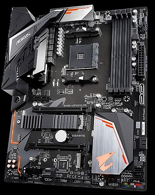 GIGABYTE B450 AORUS ELITE AMD B450 AM4 DDR4-3200 64GB M.2 SATA Gigabit LAN HDMI DVI-D Motherboard