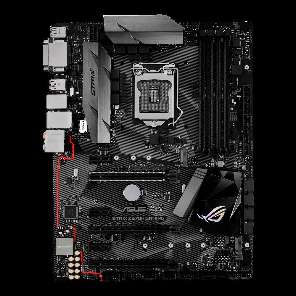 ASUS ROG Strix Z270H Gaming Intel Z270 LGA1151 DDR4-3866 64GB M.2 SATA Gigabit LAN HDMI Motherboard