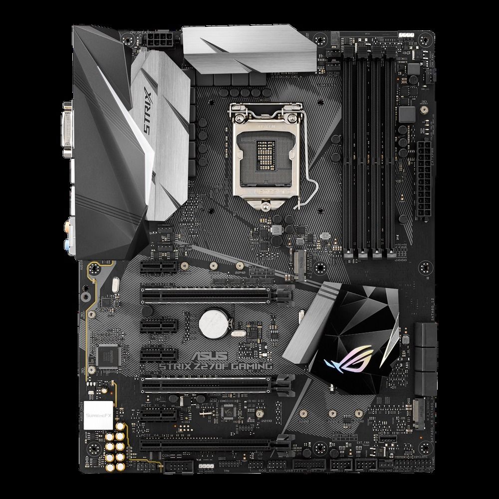 ASUS ROG Strix Z270F Gaming Intel Z270 LGA1151 DDR4-3866 64GB M.2 SATA USB3.1 HDMI Motherboard