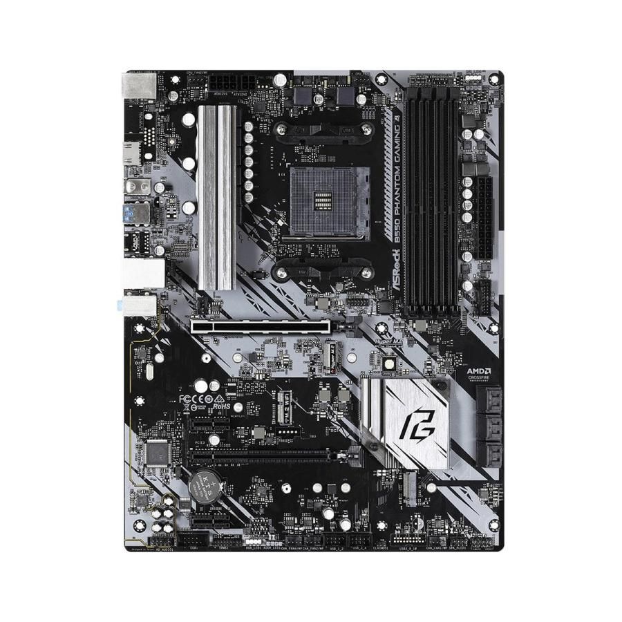 ASRock B550 Phantom Gaming 4 AMD B550 AM4 DDR4-4400 128GB M.2 SATA Gigabit Ethernet HDMI