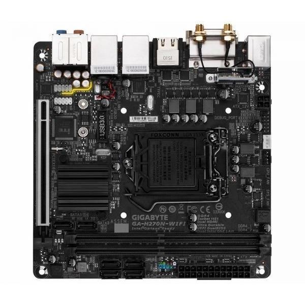 GIGABYTE H270N-WI-FI (rev. 1.0) H270 LGA1151 DDR4 PCIe 3.0 Mini ITX Motherboard