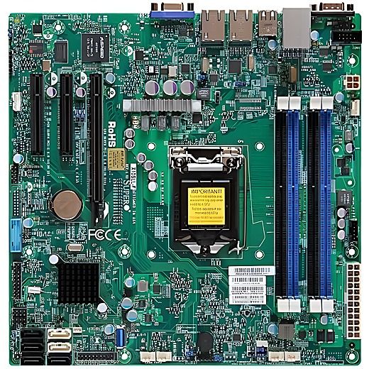 Supermicro X10SLL-F Intel C222 LGA1150 DDR3-1600 32GB SATA Dual Gigabit LAN VGA Motherboard