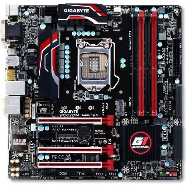 GIGABYTE G1 Gaming Z170MX Gaming 5 Intel Z170 LGA1151 DDR4-3866 64GB M.2 SATA Killer Motherboard