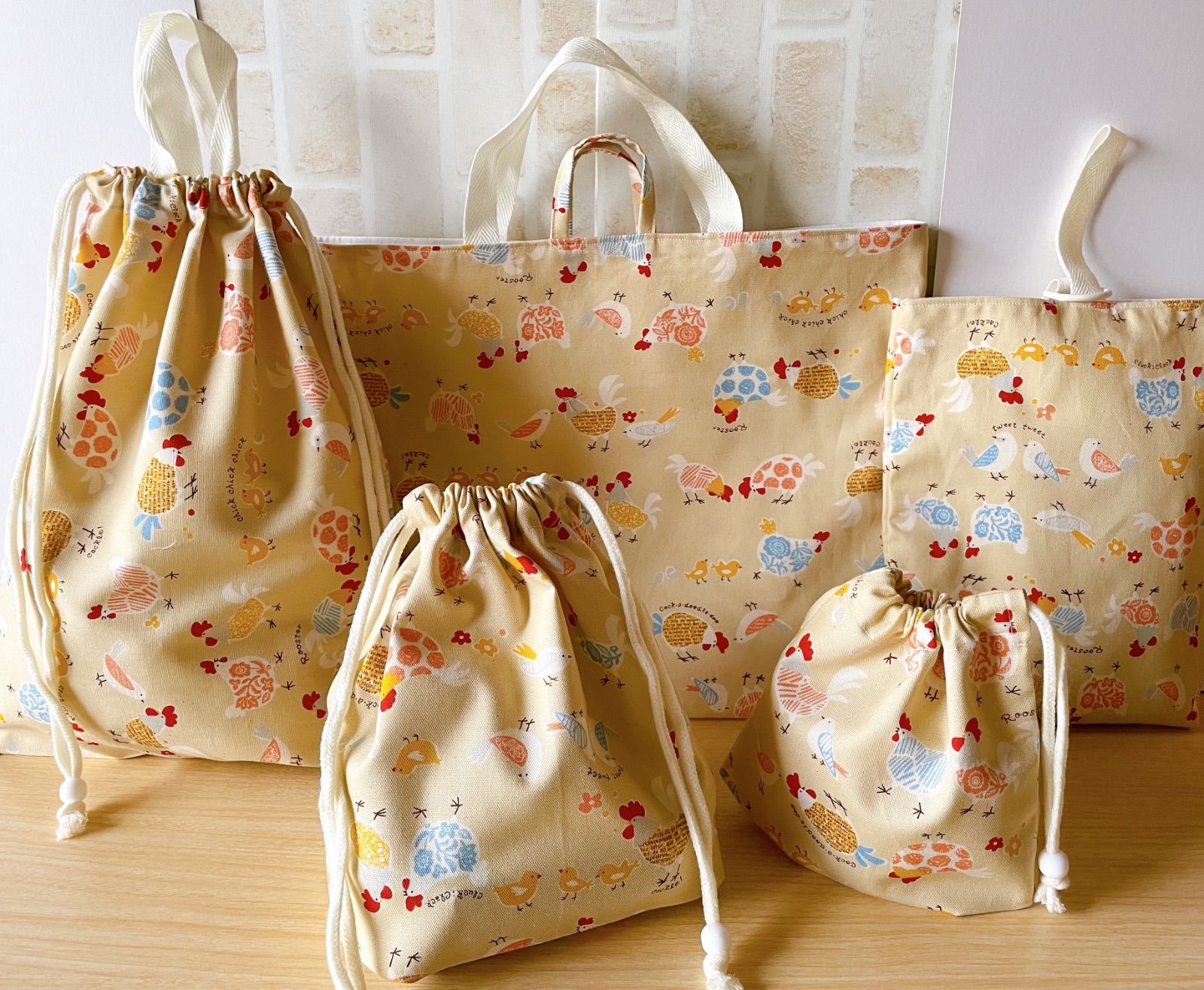 【匿名配送】ハンドメイド　入園入学5点セット NO.214 ハート柄 匿名配送】ハンドメイド 入園入学5点セット NO.74 - メルカリ