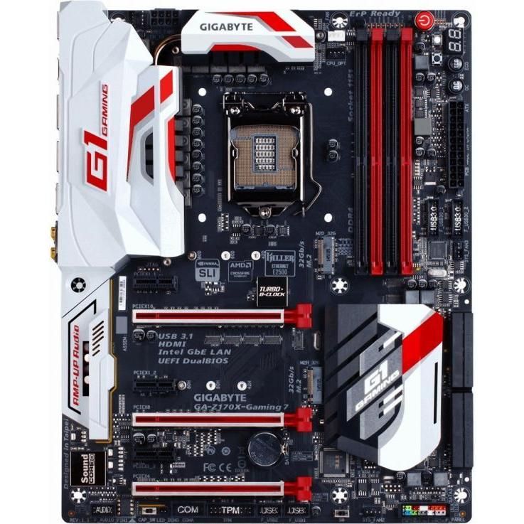 GIGABYTE G1 Z170X Gaming 7 Intel Z170 LGA1151 DDR4-3866 64GB M.2 SATA Killer Gigabit LAN Motherboard