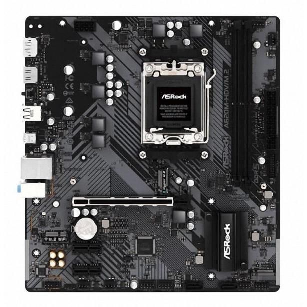 ASRock A620M-HDV/M.2+ A620 Socket AM5 DDR5 Dual Channel PCIe 4.0 M.2 Wi-FI Motherboard