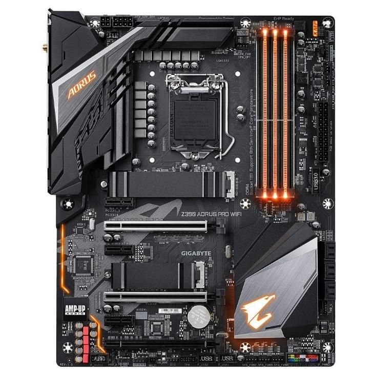 GIGABYTE Z390 AORUS Pro Wi-FI LGA1151 DDR4-2666 PCIe 3.0 x16 Motherboard