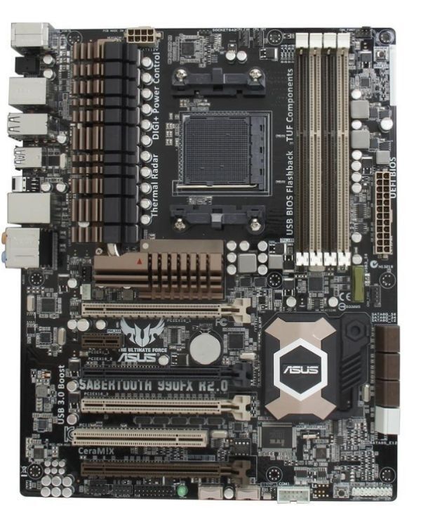 ASUS TUF SABERTOOTH 990FX R2.0 AMD 990FX AM3 DDR3-2133 32GB M.2 SATA Gigabit LAN HDMI Motherboard