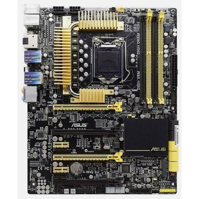 ASUS Z87-WS Intel Z87 LGA1150 DDR3-1600 32GB SATA Express SATA Dual Gigabit LAN Motherboard