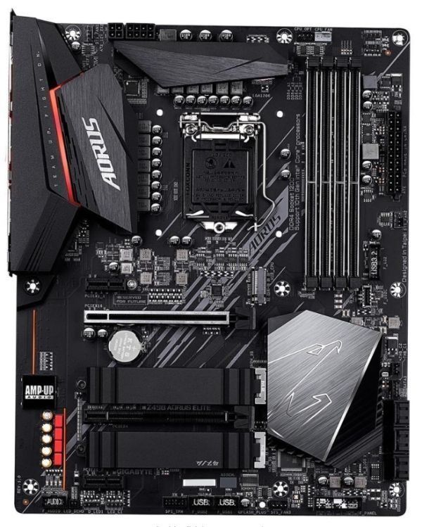 GIGABYTE Z490 AORUS ELITE Intel Z490 LGA1200 DDR4-2933 128GB M.2 SATA 2.5Gbps LAN Wi-FI Motherboard
