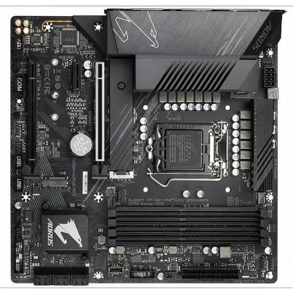 GIGABYTE B560M AORUS Pro Intel B560 LGA1200 DDR4-3200 128GB M.2 SATA Intel 2.5GbE LAN Motherboard