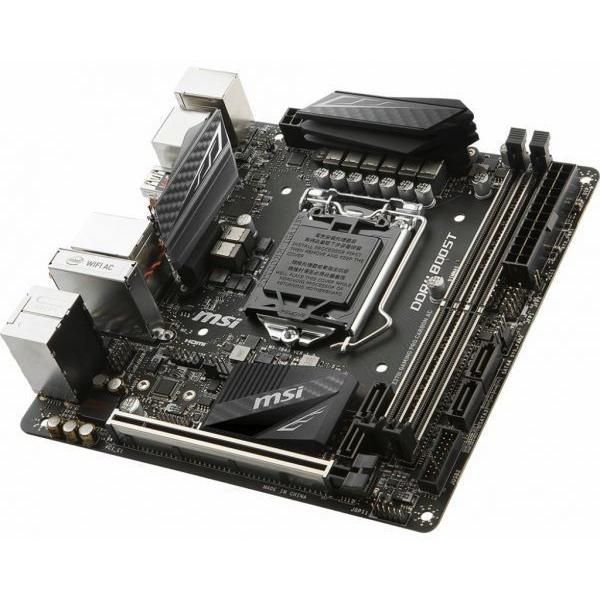 MSI Z370I Gaming Pro CARBON AC Intel Z370 LGA1151 DDR4-4333 32GB M.2 SATA Intel GbE LAN Motherboard