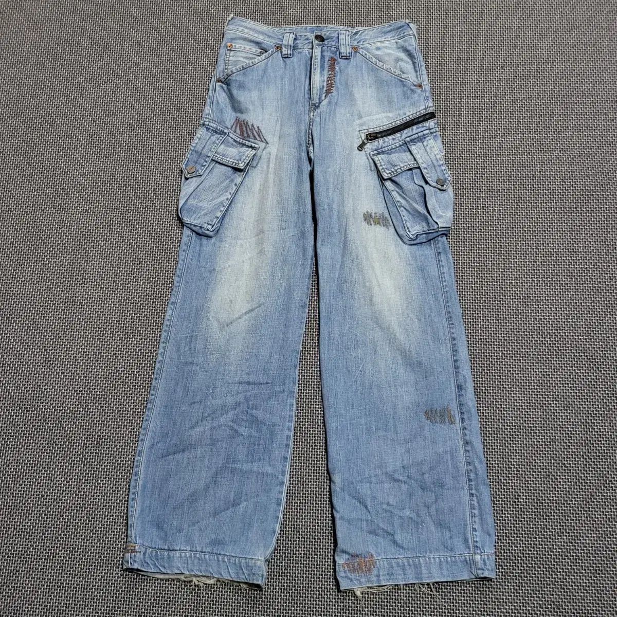 CHEVIGNON 쉐비뇽 90s カーゴ デニム パンツ (28-29)