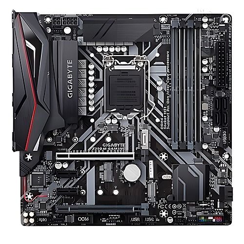 GIGABYTE Z390 M Gaming Intel Z390 LGA1151 DDR4-2666 64GB M.2 SATA Gigabit LAN HDMI Motherboard