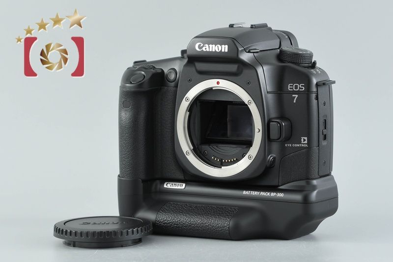 【中古】Canon キヤノン EOS 7 + BP-300 バッテリーパック