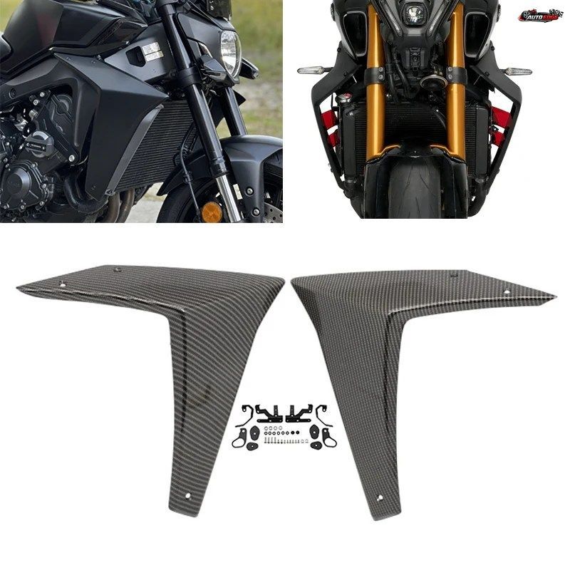ヤマハ MT-09 MT09 SP 2024 2025 用モーターサイクル フロント ダウンフォース スポイラー ウィングレット フロント スポーツ ネイキッド
