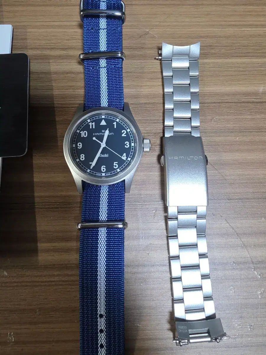 HAMILTON ハミルトン カーキフィールド デニム版 38mm デニム文字盤 ブレスレット