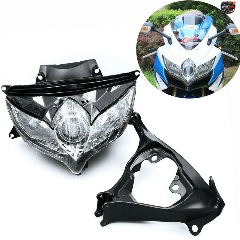 スズキ GSXR600 GSXR750 750 GSX-R 08-10 2008 2009 2010 用ヘッドライトブラケットモーターサイクルアッパーステーフェアリングパーツ