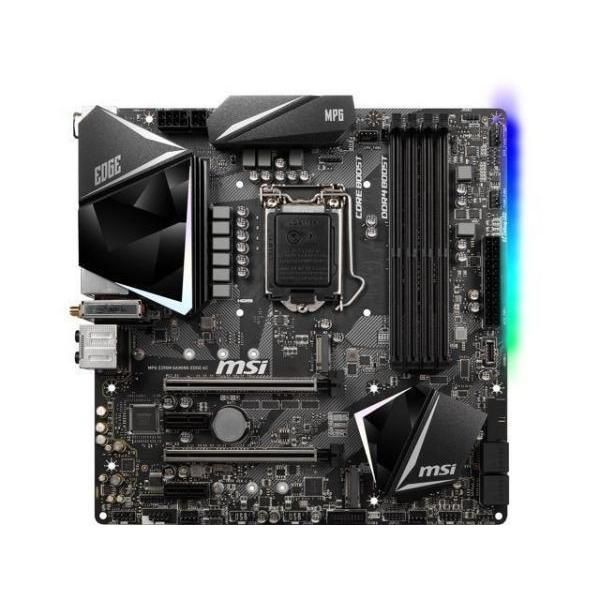 MSI MPG Z390M Gaming EDGE AC Intel Z390 LGA1151 DDR4-4400 128GB M.2 SATA Wi-FI 6 Gigabit Motherboard