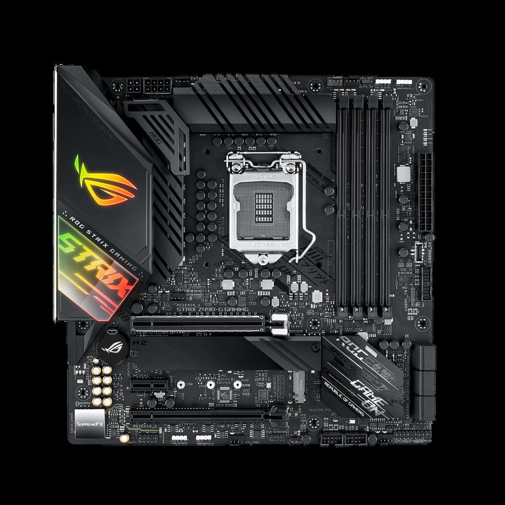 ASUS ROG Strix Z490-G Gaming Intel Z490 LGA1200 DDR4-4600 128GB M.2 SATA 2.5GbE LAN HDMI Motherboard