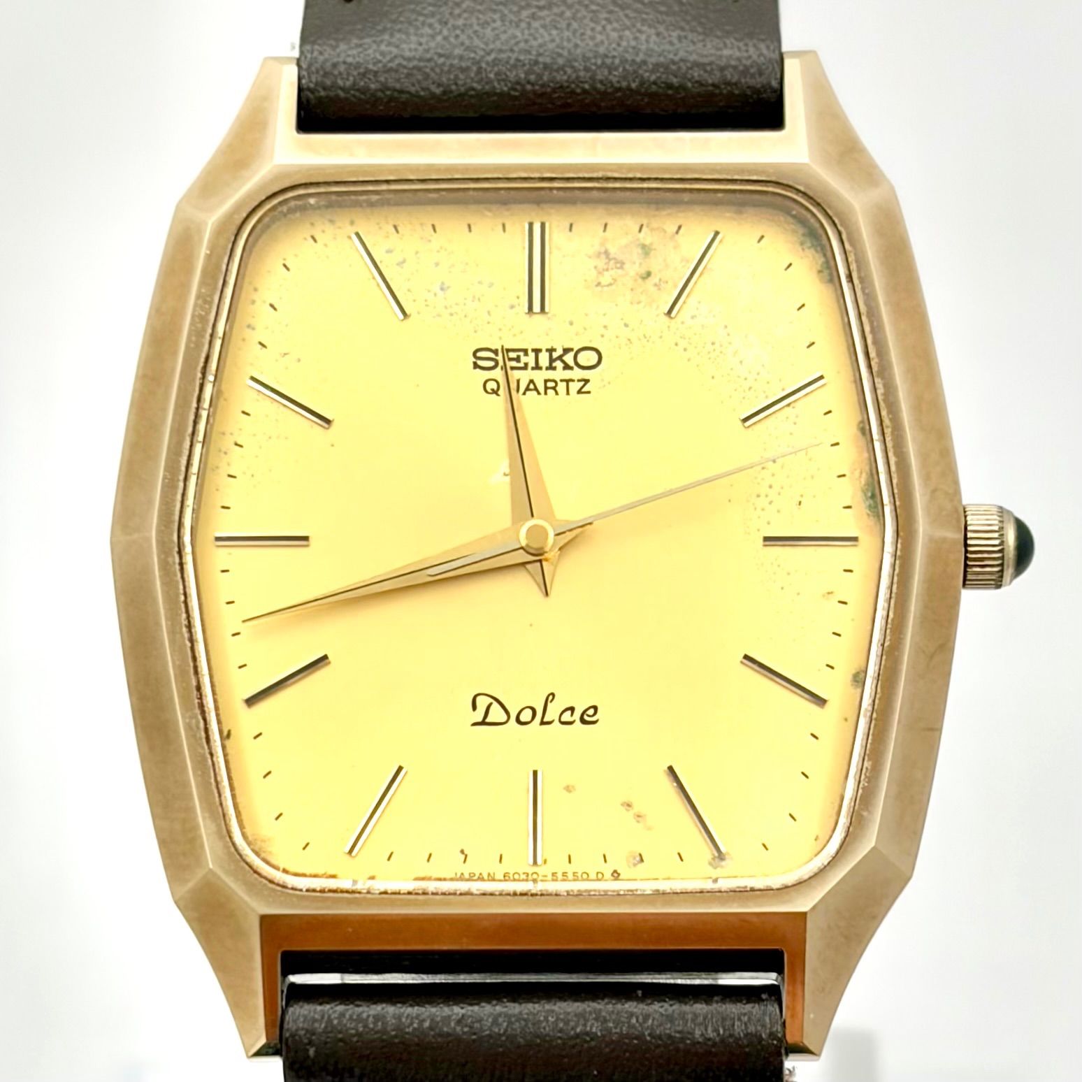 新品電池】SEIKO セイコー Dolce ドルチェ メンズ 腕時計 ゴールド