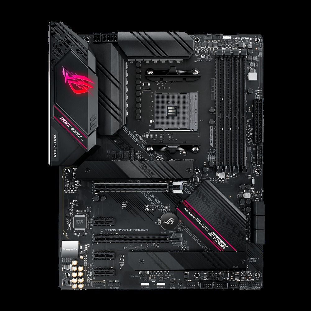ASUS ROG Strix B550-F Gaming AMD B550 AM4 DDR4-5100 128GB M.2 SATA 2.5GbE LAN Wi-FI 6 Motherboard