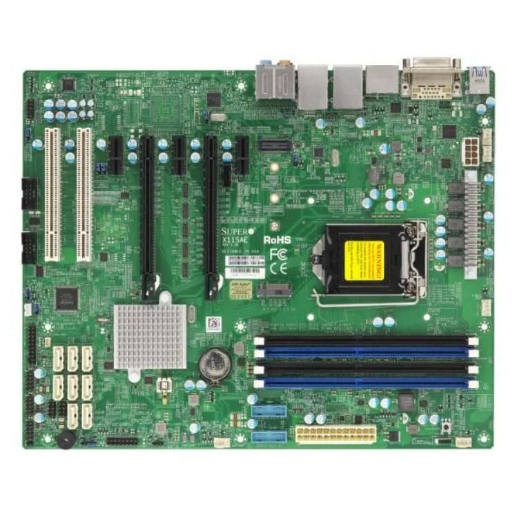 Supermicro X11SAE Intel C236 LGA1151 DDR4-2400 64GB ECC M.2 SATA3.0 Dual Intel Gigabit Motherboard