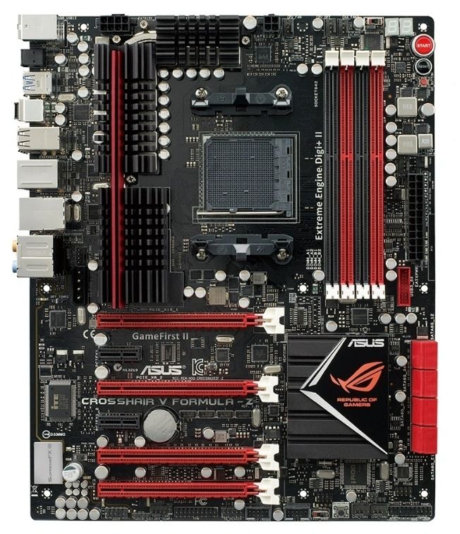 ASUS Crosshair V mula-Z ROG Formula-Z AMD 990FX AM3+DDR3-2133 32GB SATA USB 3.0 Gigabit