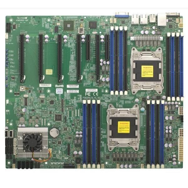 Supermicro X9DRG-QF Intel C602 LGA2011 DDR3-1866 512GB SATA IPMI Dual Gigabit LAN VGA Motherboard