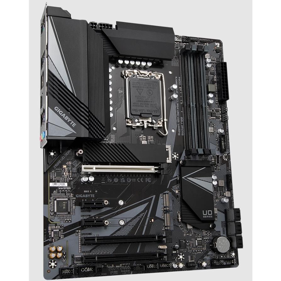 GIGABYTE Z690 UD Intel Z690 LGA1700 DDR4-3200 128GB M.2 SATA 2.5GbE LAN HDMI DisplayPort Motherboard
