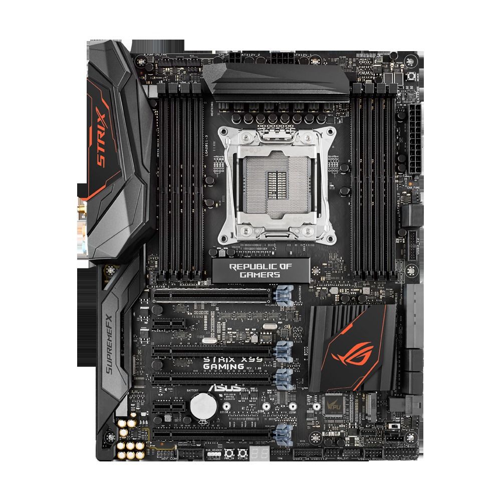 ASUS ROG Strix X99 Gaming Intel X99 LGA2011-V3 DDR4-3333 128GB M.2