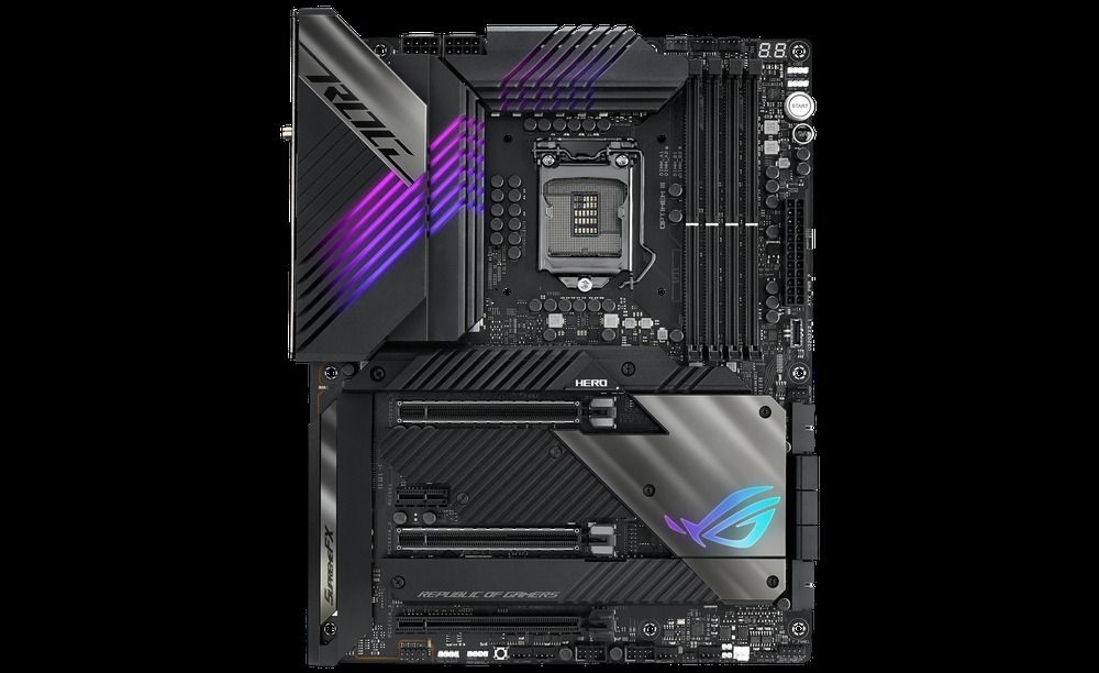 ASUS ROG MAXIMUS XIII HERO Intel Z590 LGA1200 DDR4-5333 128GB M.2 SATA Wi-FI 6E Motherboard