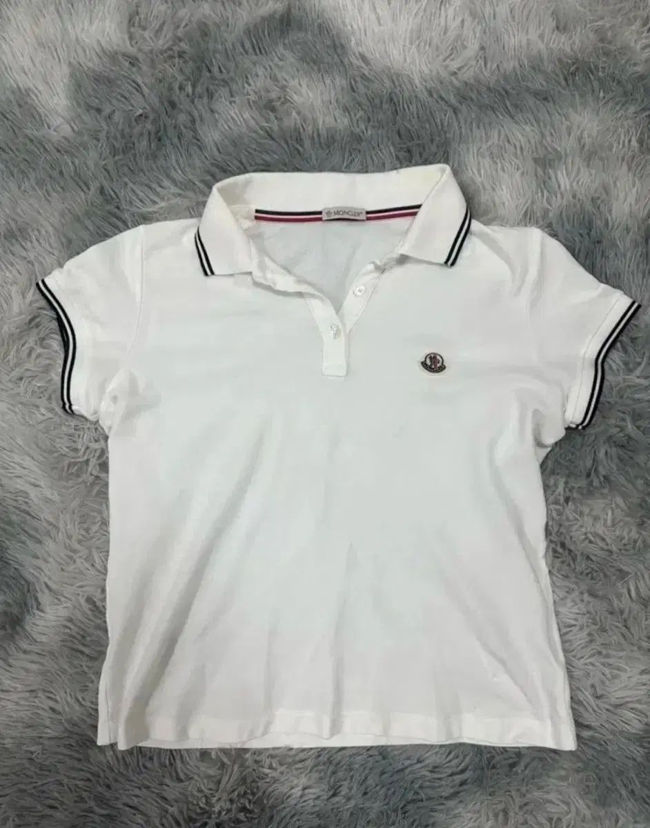 MONCLER モンクレール 半袖 カラーTシャツ 白