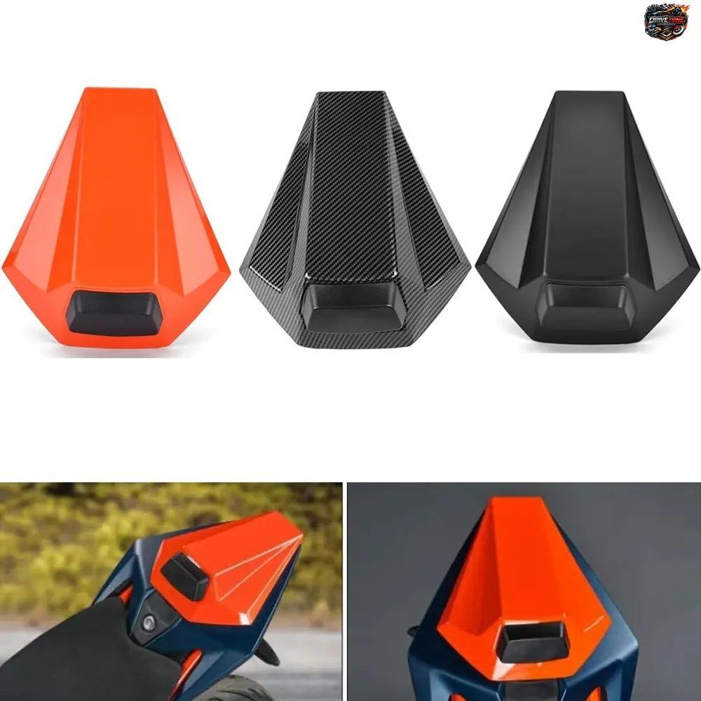 KTM RC390 2022-2024用 ABS樹脂製モーターサイクル用バックハンプパッセンジャーシートカバーソロテールフェアリングカウル