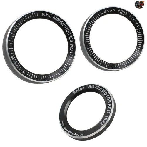 BMW R NINE T R9T 2016-2019用 CNCアルミニウム製オートバイ用スピードメーターベゼルゲージリングタコメータートリムカバー
