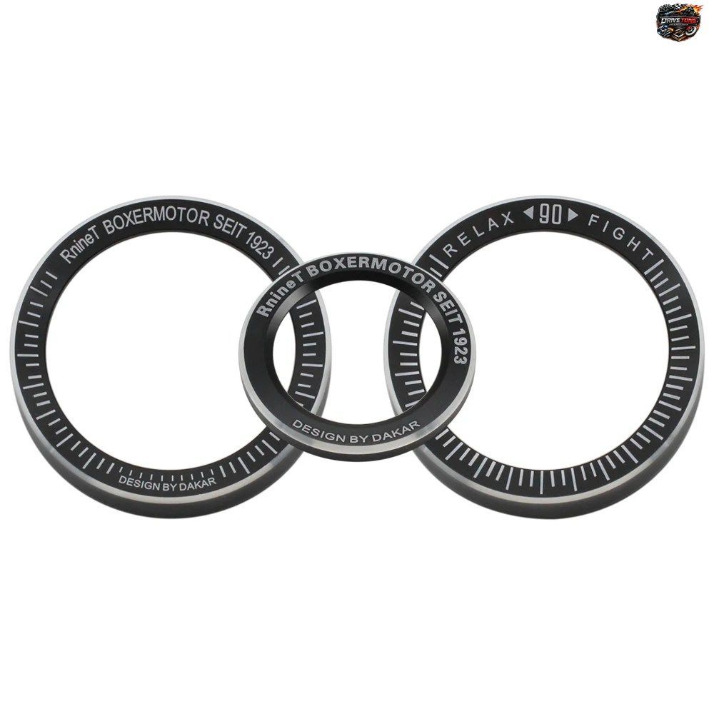 BMW R NINE T R9T 2016-2019用 CNCアルミニウム製オートバイ用スピードメーターベゼルゲージリングタコメータートリムカバー
