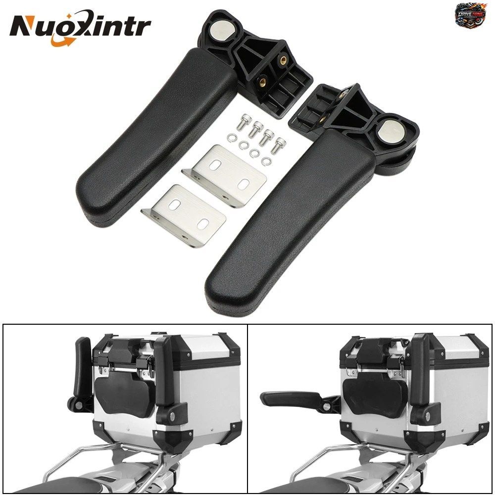 NUOXINTR BMW R1200GS F800GS ADVENTURE S1000XR LC R1250GS 2018 2019 オートバイ用リアボックスパッセンジャーアームレスト アルミ製