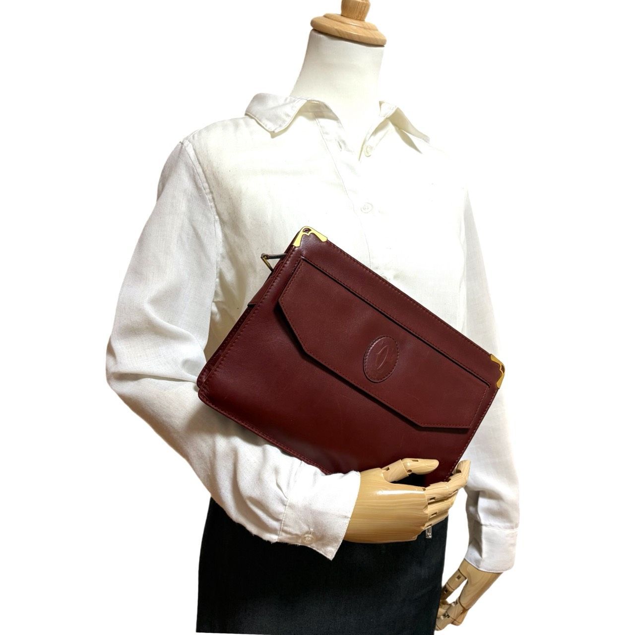 希少✤【Cartier／カルティエ】クラッチバッグ／セカンドバッグ マスト