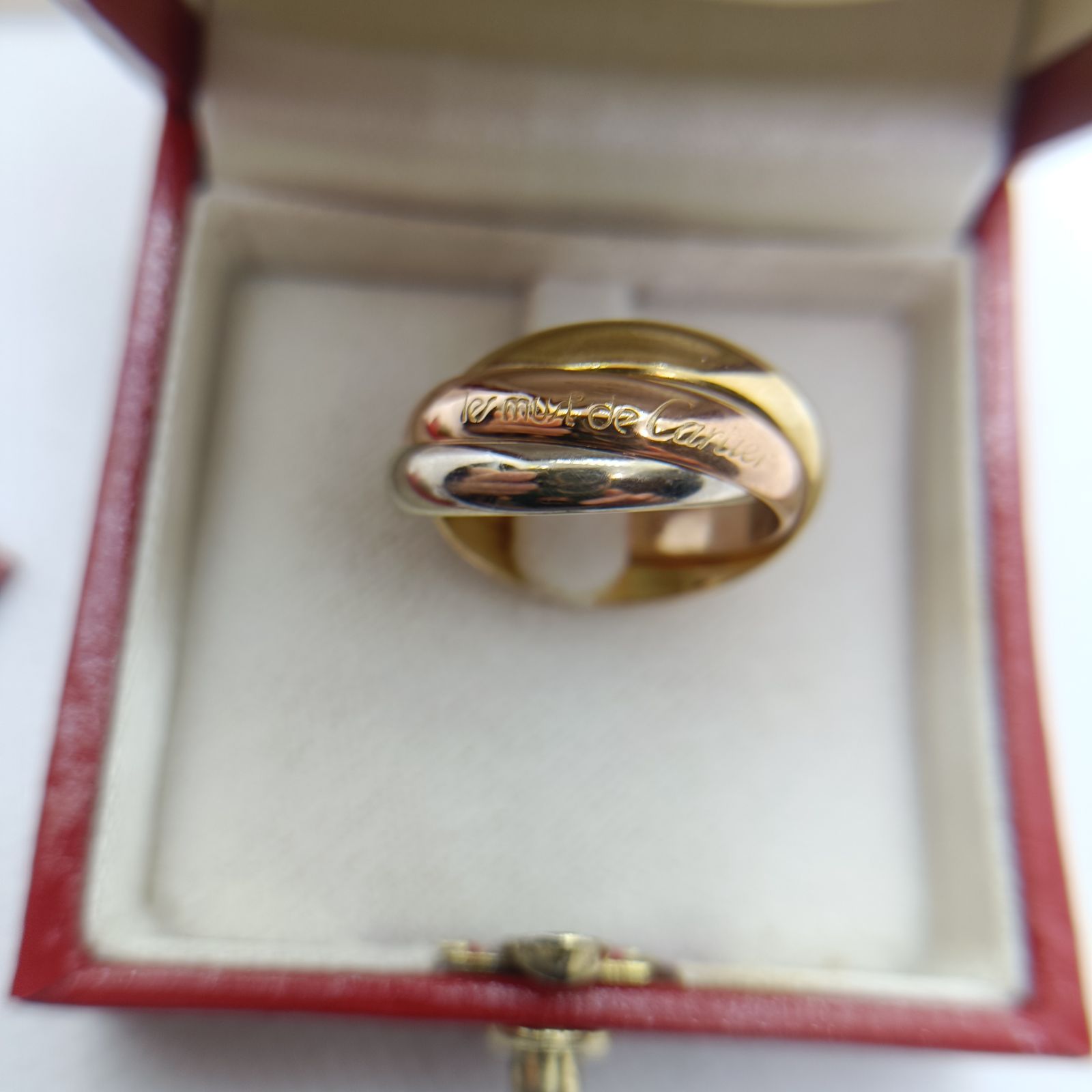 極美品✨️保存箱付 カルティエ トリニティ リング クラシック MM 54 