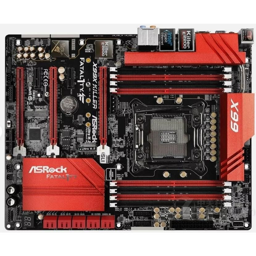 ASRock Fatal1ty X99X Killer Intel X99 LGA2011-3 DDR4-3000 128GB M.2 SATA Dual GbE LAN