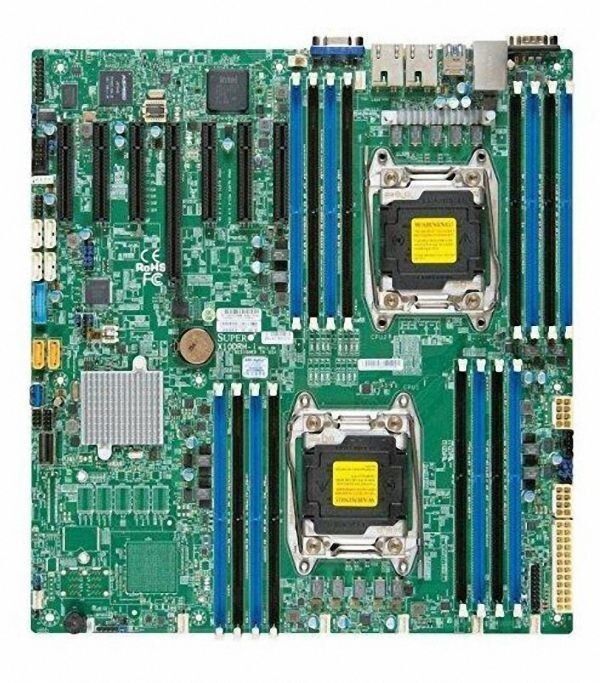 Supermicro X10DRH-I Intel C612 LGA2011-3 DDR4-2400 1TB M.2 SATA Dual 10GBase-T IPMI Motherboard