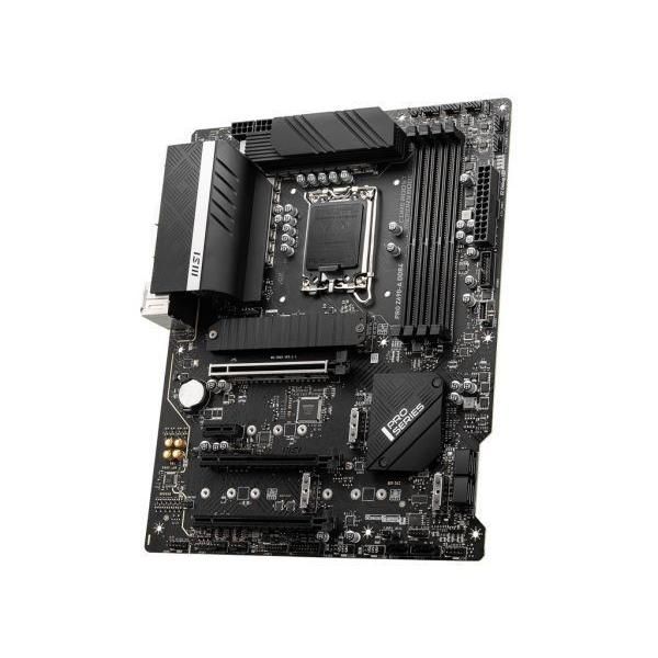 MSI Pro Z690-A DDR4 Intel Z690 LGA1700 DDR4-3200 128GB M.2 SATA 2.5GbE LAN HDMI Motherboard