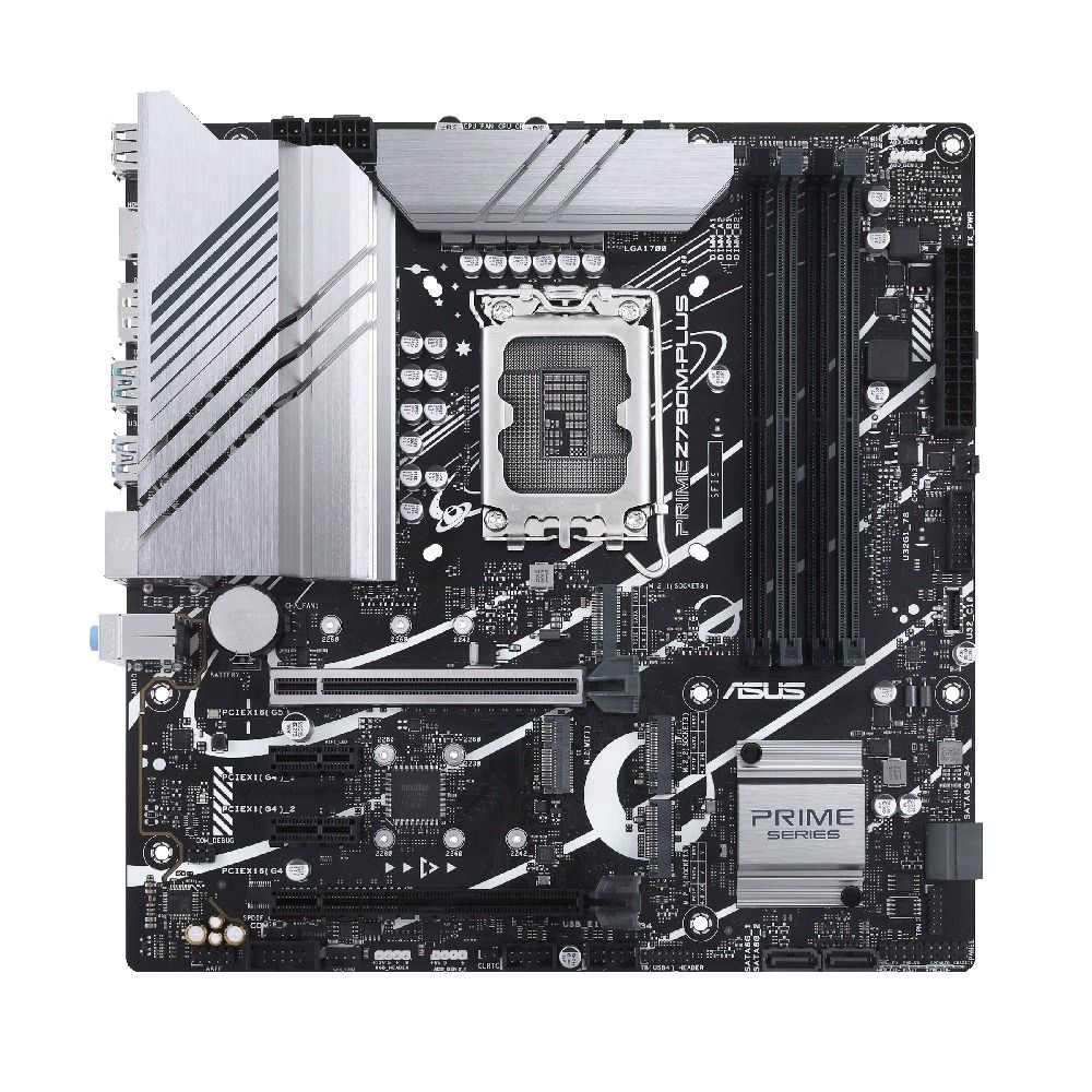 ASUS Prime Z790M-PLUS Intel Z790 LGA1700 DDR5-6400 128GB M.2 SATA Thunderbolt 4 USB4 Motherboard