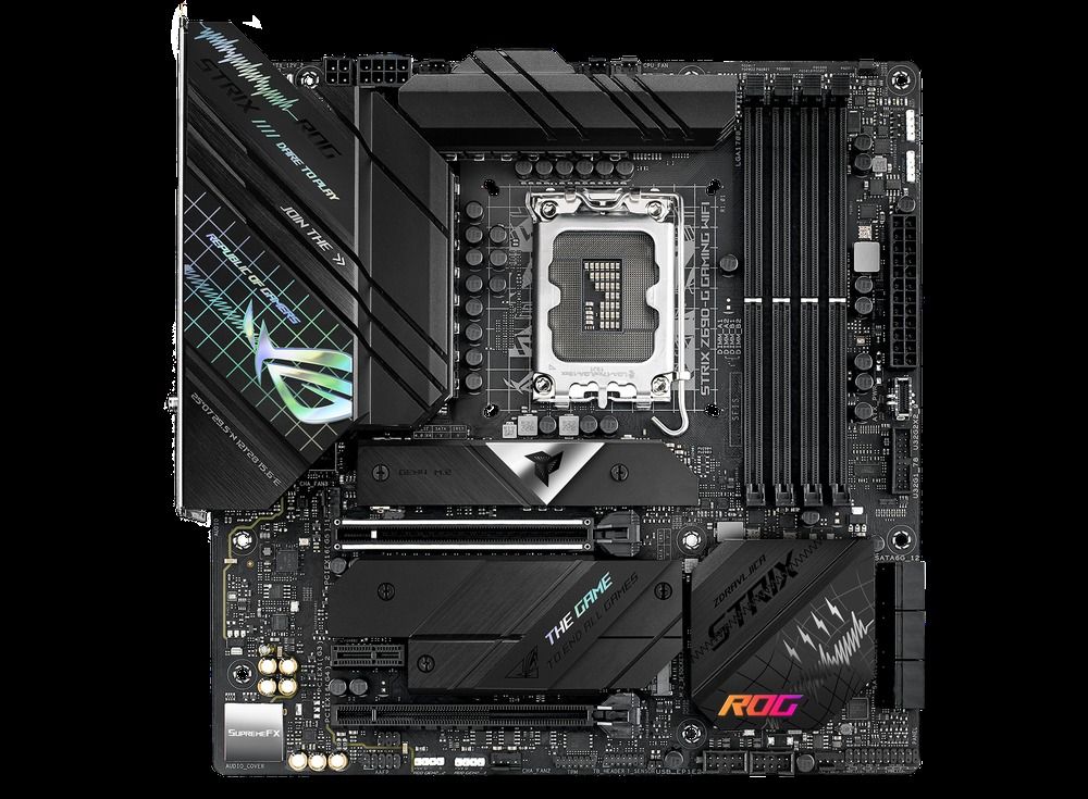 ASUS ROG Strix Z690-G Gaming Wi-FI Z690 LGA1700 DDR5 PCIe 5.0 x16 Wi-FI 6E 2.5GbE Motherboard