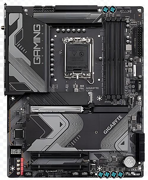 GIGABYTE Z790 Gaming X AX Intel Z790 LGA1700 DDR5-6400 128GB M.2 SATA 2.5GbE LAN Wi-FI Motherboard