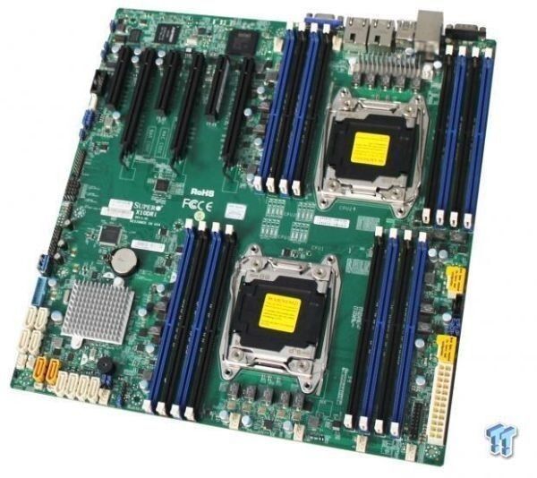 Supermicro x10dri Intel C612 LGA2011 DDR4-2400 3TB M.2 SATA Dual Gigabit LAN VGA Motherboard