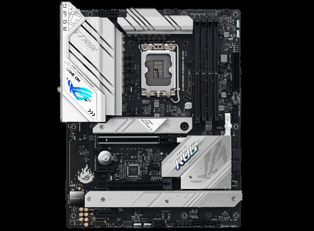 ASUS ROG Strix B760-A Gaming Wi-FI D4 B760 LGA1700 DDR4 PCIe 5.0 Wi-FI 6E USB 3.2 Gen 2x2 Motherboard